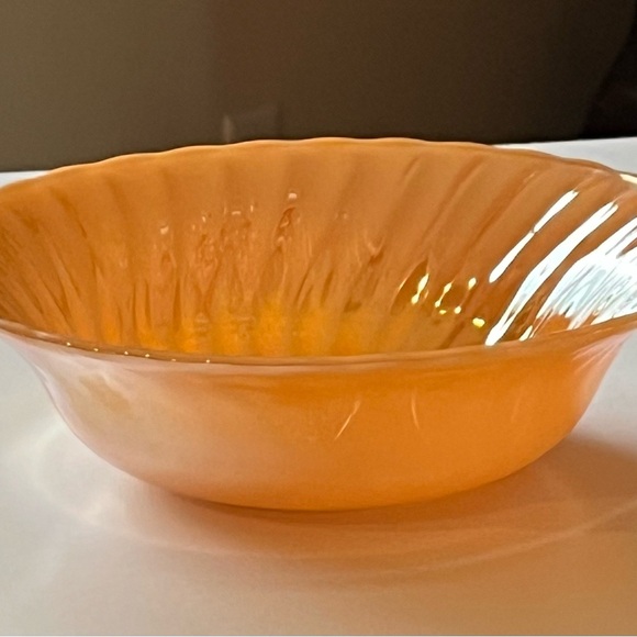 Peach Lustre bundle/3 from Anchor Hocking Fire King circa 1950-1962 dinnerware - Picture 11 of 11